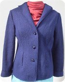 Klicken zum Vergrößern blaue Walkjacke