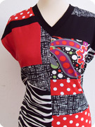 Klicken zum Vergrößern >> Patchwork T-Shirt